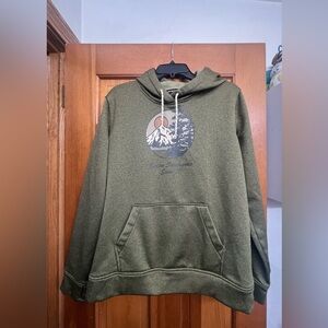 Women’s XL Burton Snowboards green hoodie